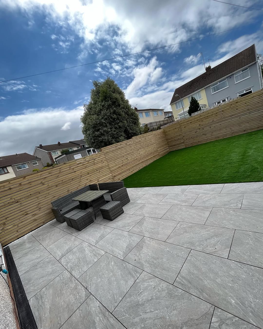Rasa Gray 24x48x2cm Porcelain Paver | STONELUX